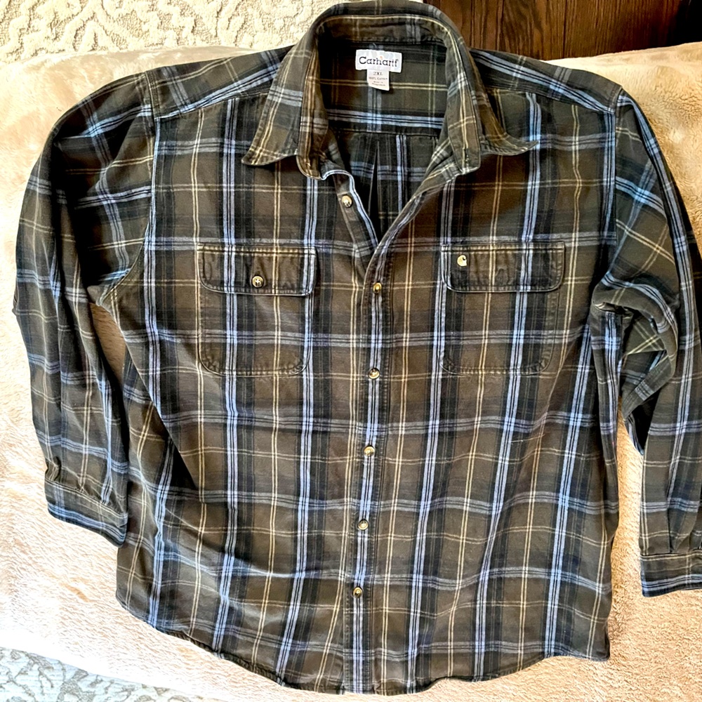 XXL Carhartt Heavyweight Flannel Shirt